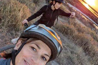 Coucher de soleil sur l'étang de Thau